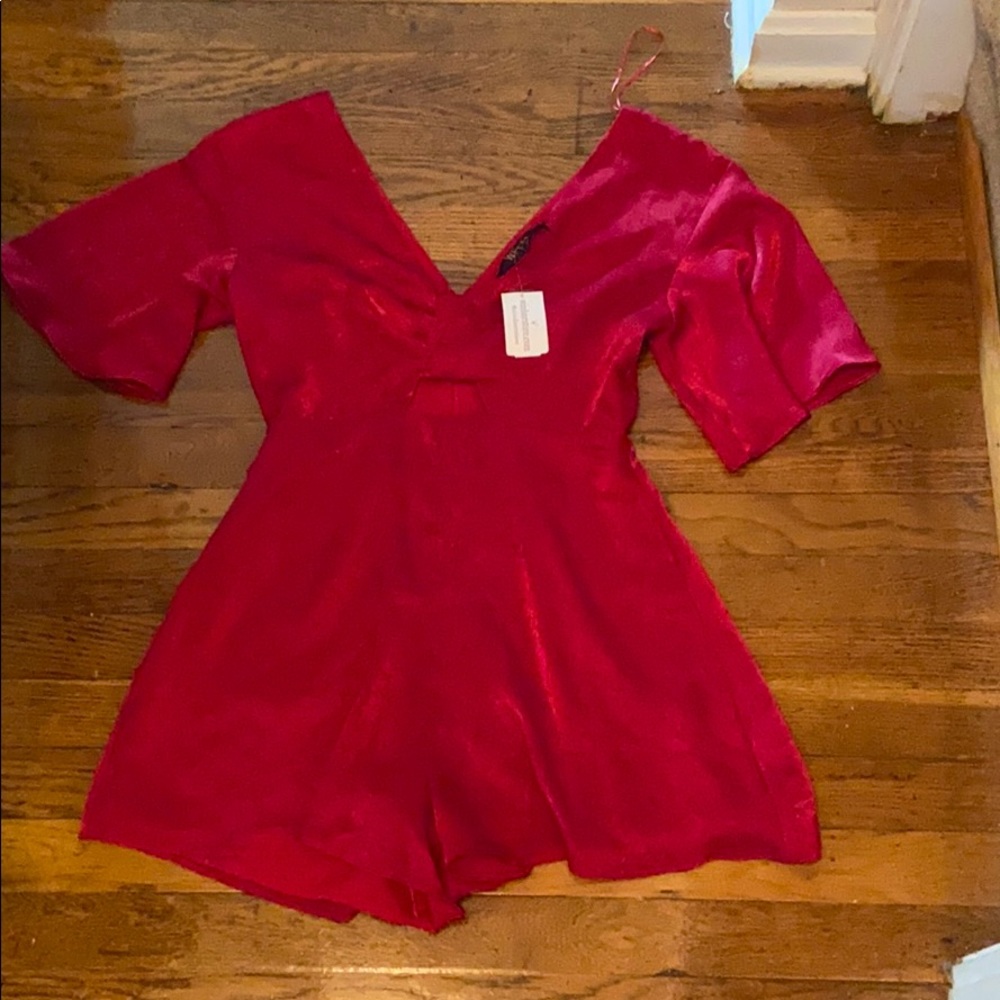 Red romper